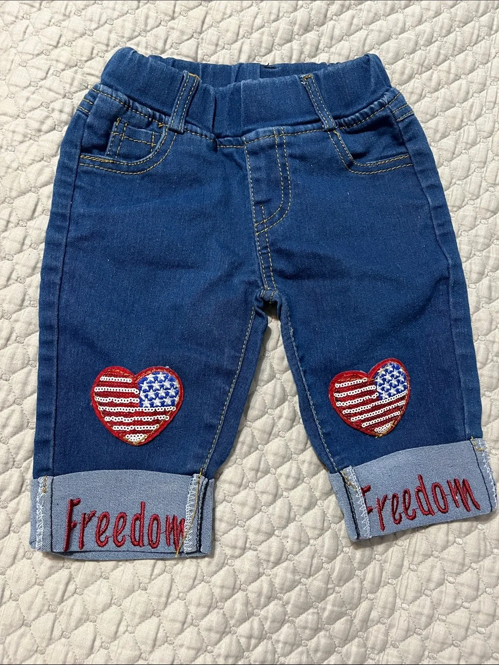 Red White and Blue matching set